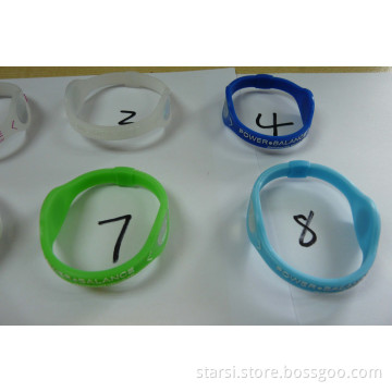 Custom Power Silicone Wristband for Balance Silicone (P01)